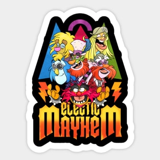 ELECTRIC MAYHEM IS ROCKS Sticker